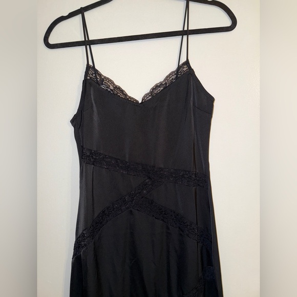 NWT MESHKI Prue Spliced Full Length Lace Dress-Black SIZE: XS - Picture 10 of 13